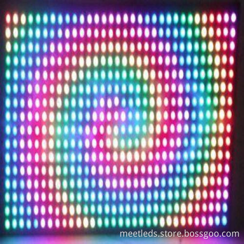 12mm Round DMX RGB Pixel LED, 5VDC, 120 Degree Viewing Angle